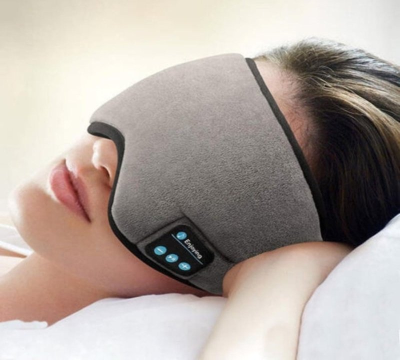DreamTunes Antifaz con Audífonos Bluetooth Cómodos - Salud y Brillo