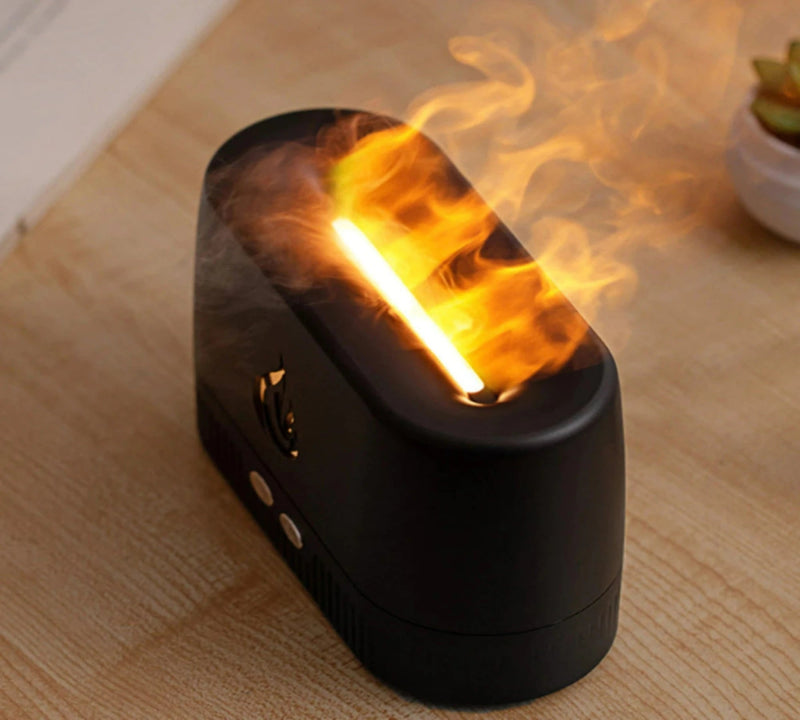 FireMist Humidificador de Aire Difusor de Aroma Aromaterapia - Salud y Brillo