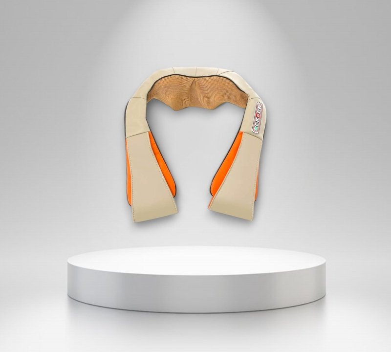 RelaxMaster Masajeador de Cuello, Cervical, Hombros y Zona Lumbar - Salud y Brillo